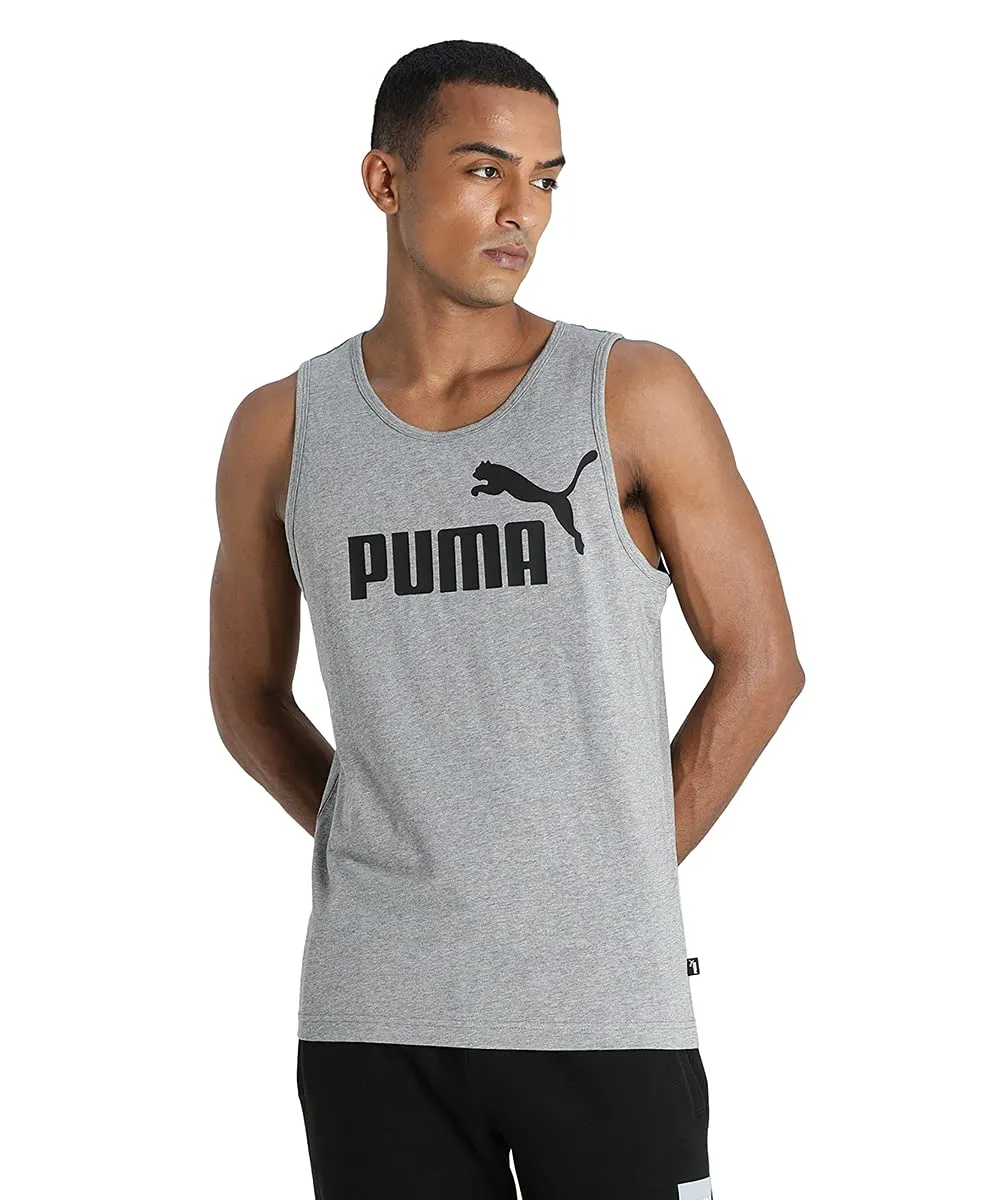 Puma Ess Logo Tank canotta uomo cotone estiva