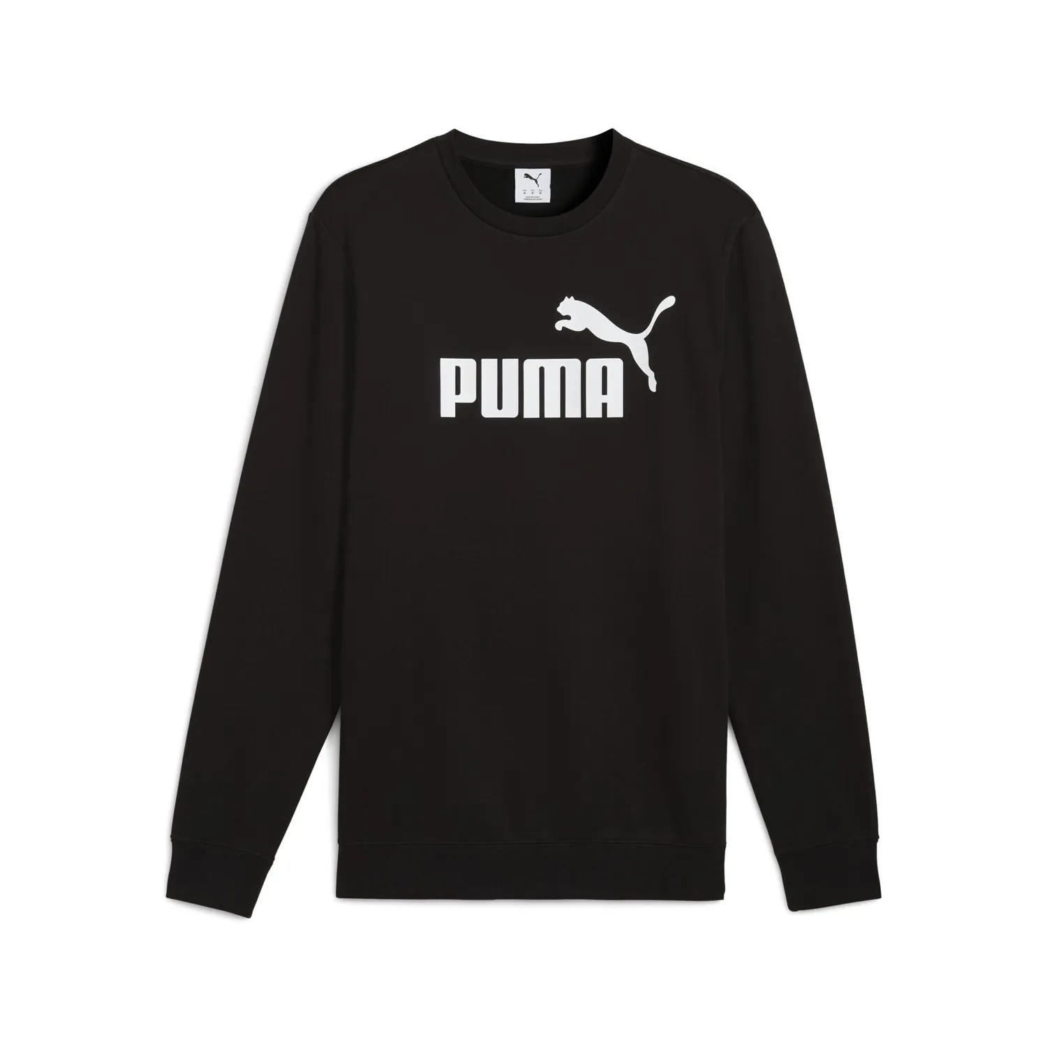 PUMA ESS No.1 Logo Crew felpa uomo grigia S