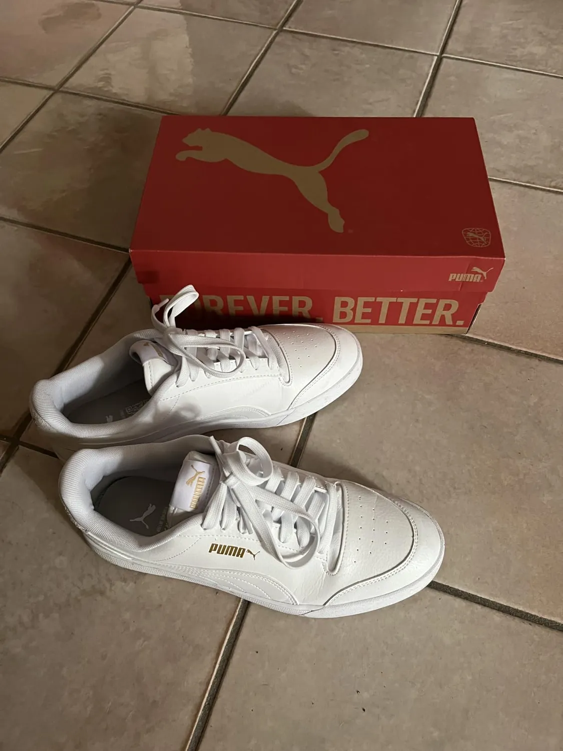 PUMA Shuffle sneaker unisex pelle court anni 80