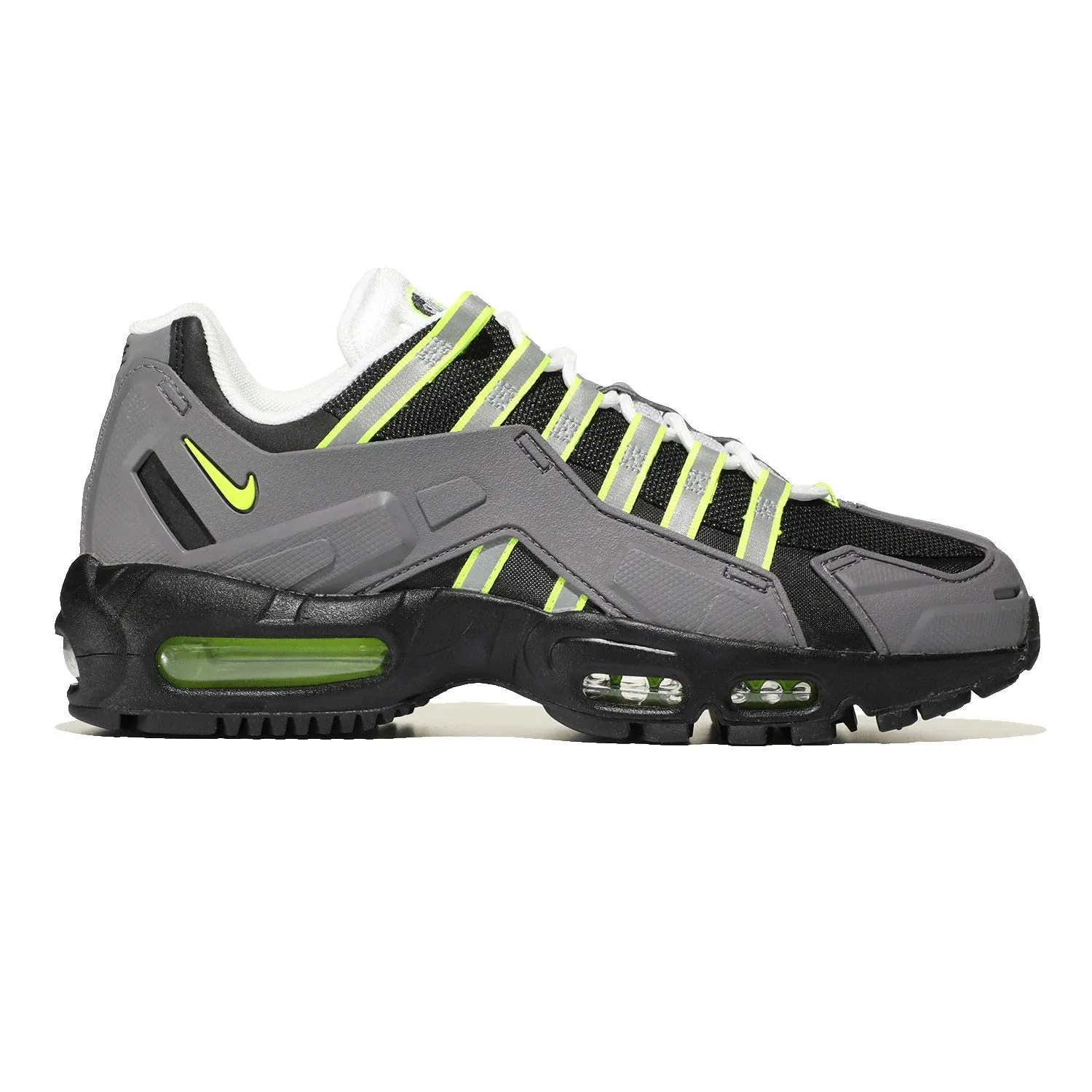Nike NDSTRKT Air Max 95 CZ3591 sneakers nere giallo neon