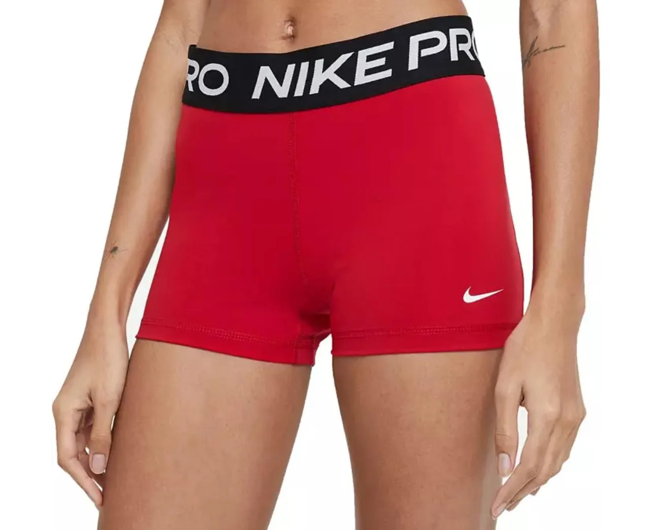 Nike Pro 365 Short 3IN shorts donna bianco Dri-Fit