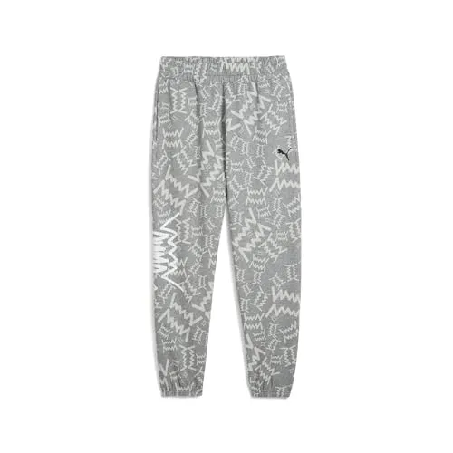 PUMA Teamjaws Post Game pantaloni uomo S grigi felpa