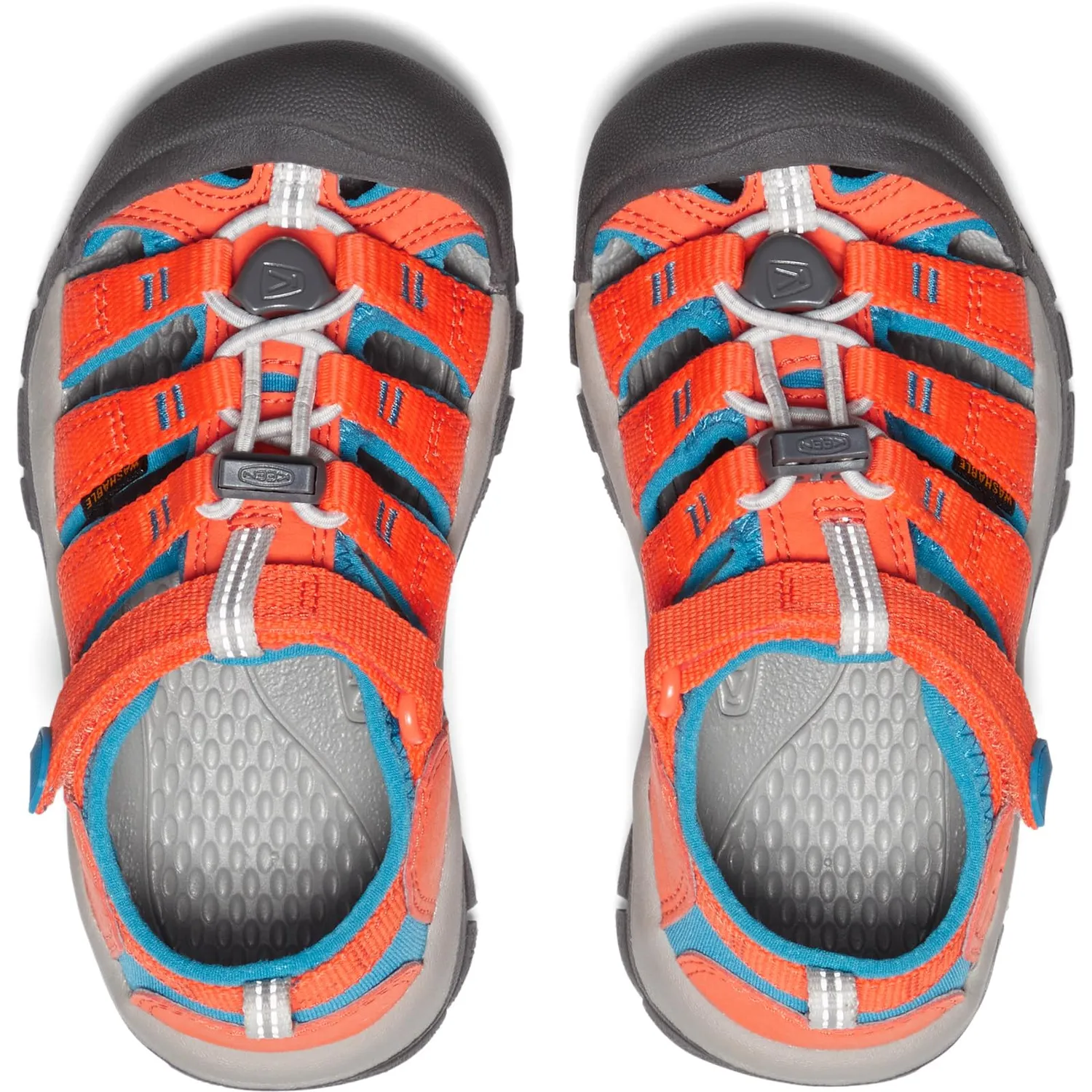 Keen Newport H2 sandali bambini 27/28 EU arancio blu