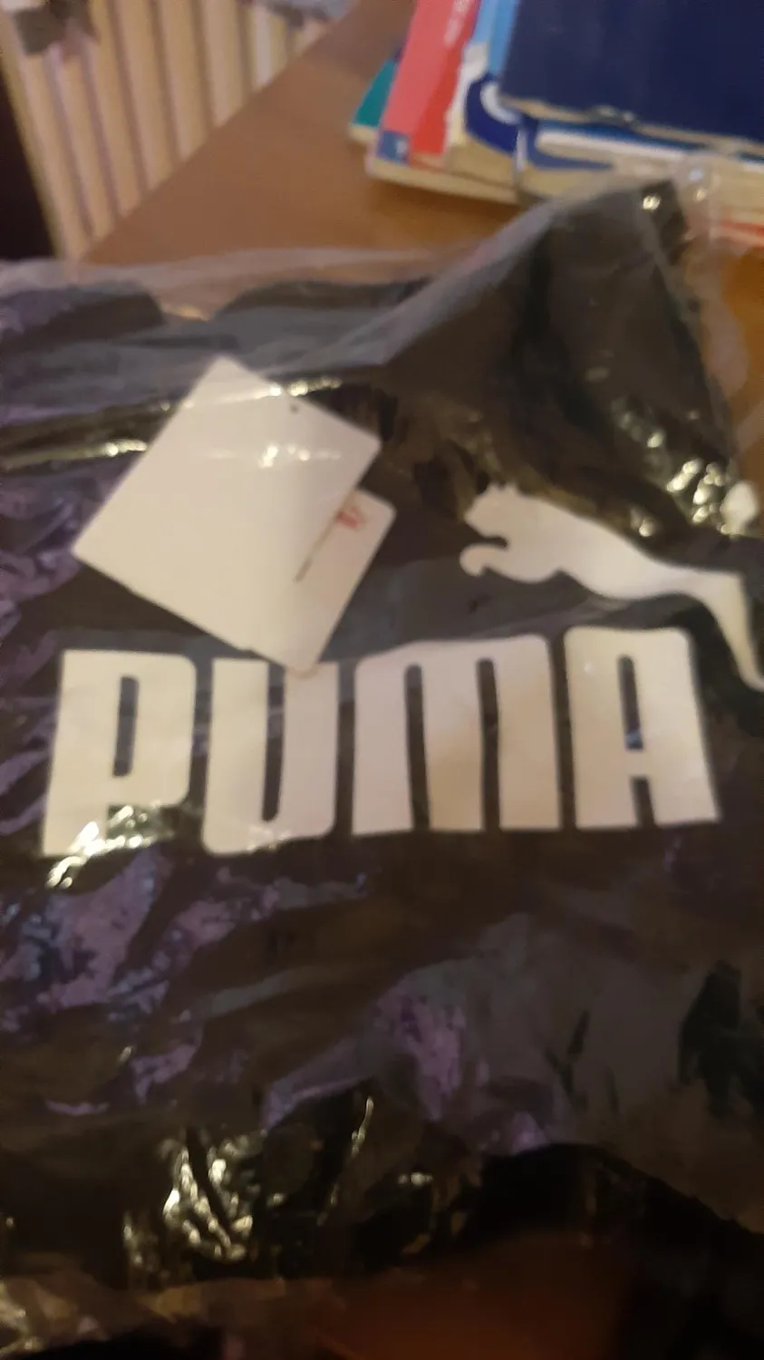 Puma Ess Big Logo Crew felpa uomo girocollo cotone