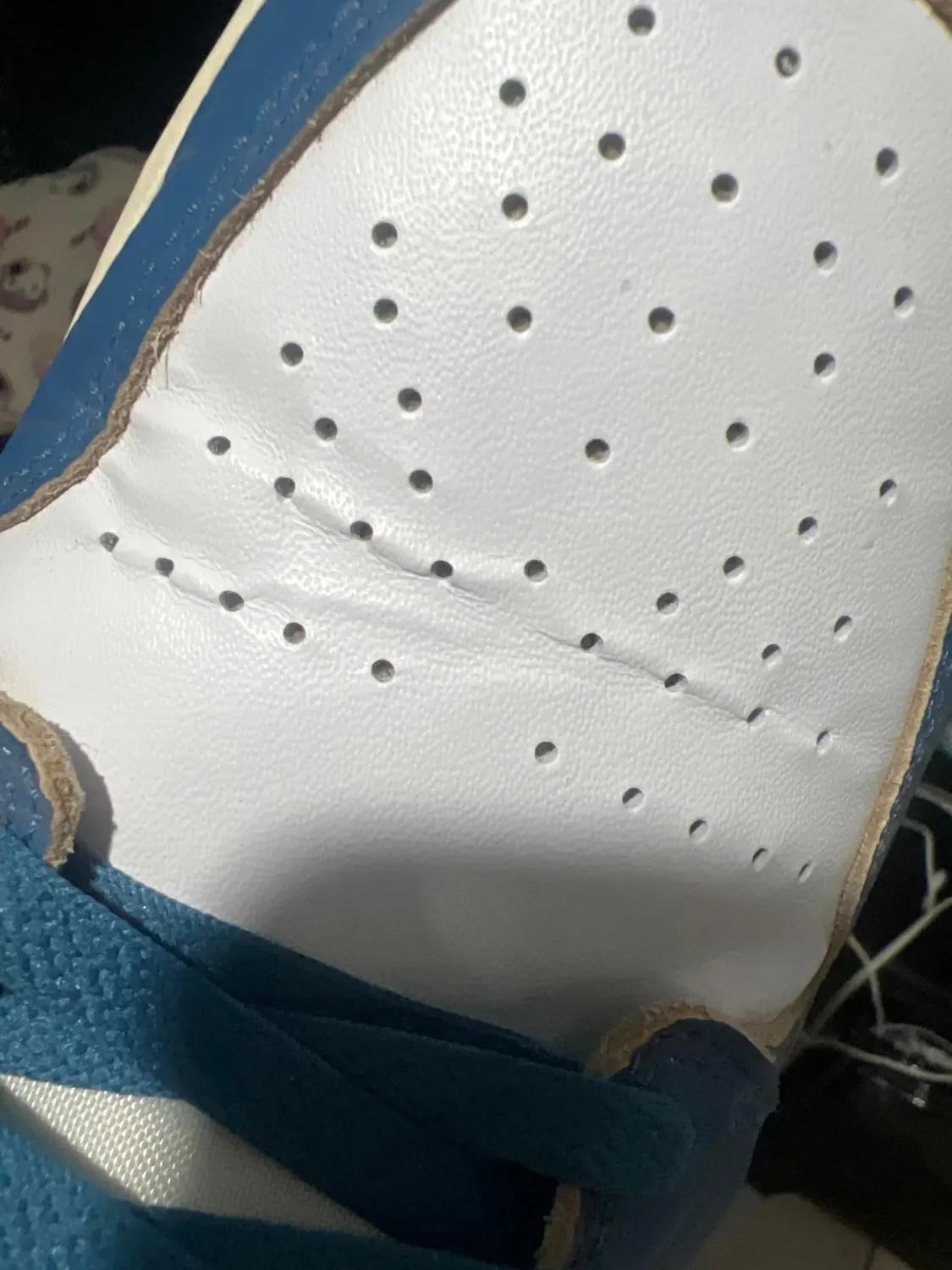 Jordan 1 Low SE scarpe uomo 44.5 EU bianco blu