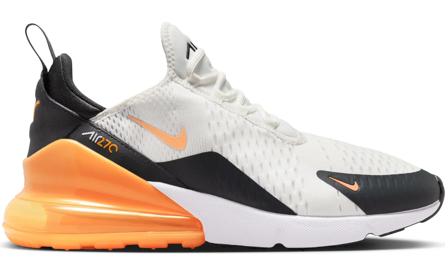 Nike Air Max 270 scarpe uomo bianco arancio 43 EU