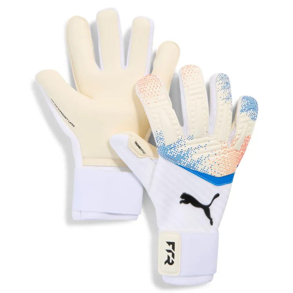 Puma Future Pro Hybrid guanti portiere bianchi presa