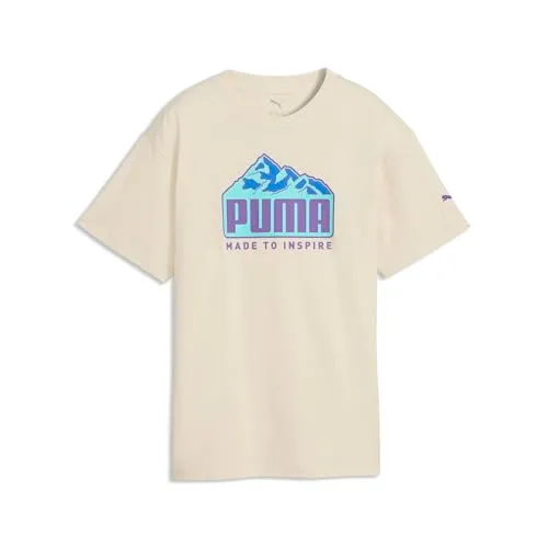 Puma Graphic Relaxed Mountain Tee B maglietta grafica