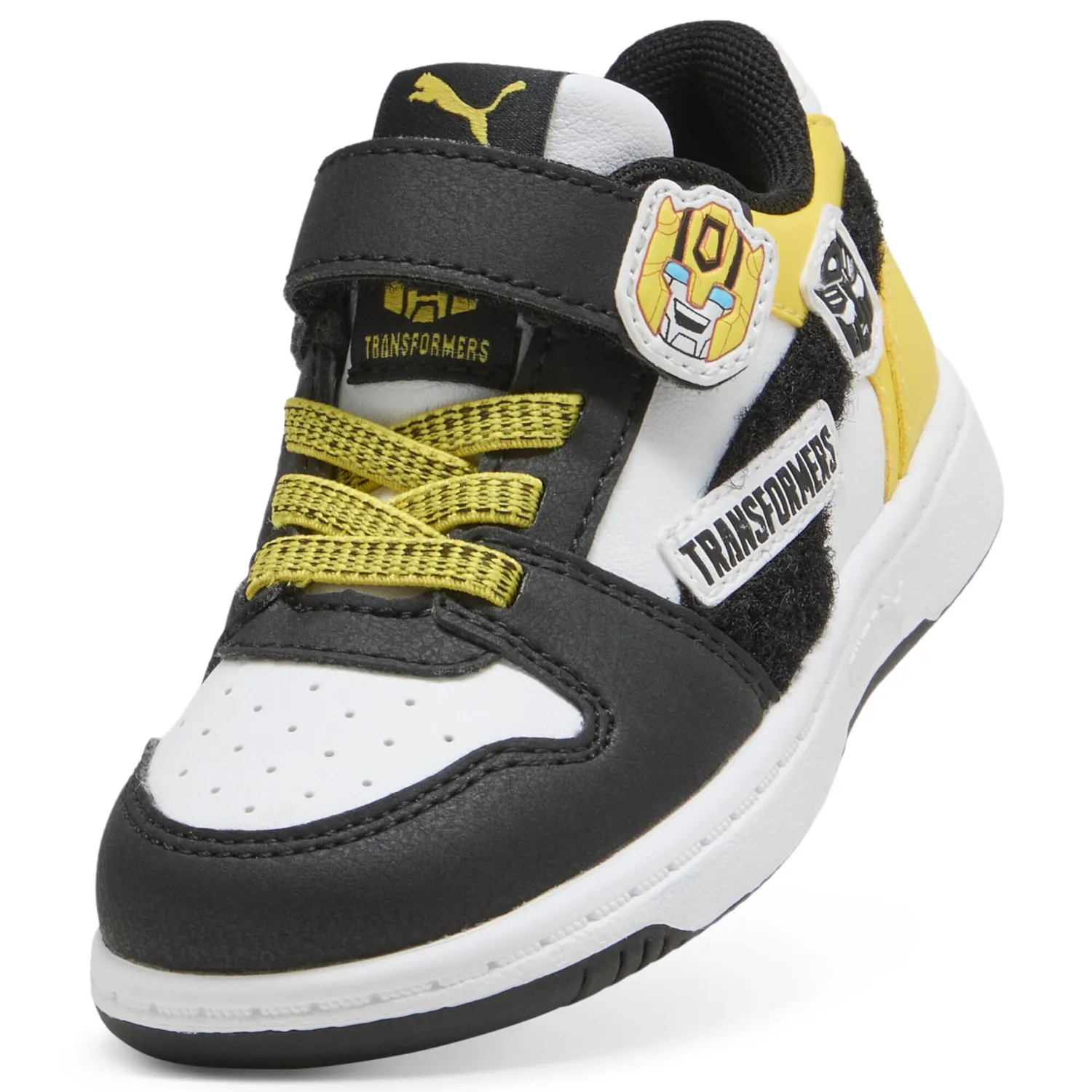Puma Rebound Slam Lo Transformers sneakers bimbi 26 EU bianche