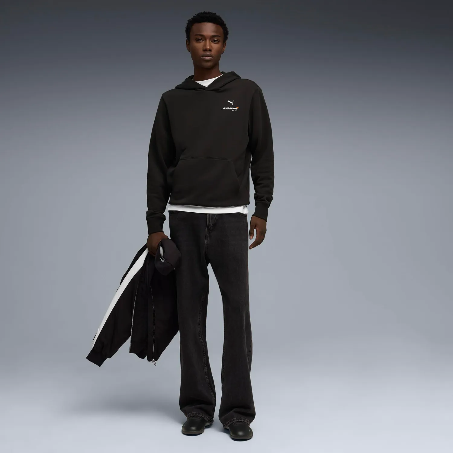 PUMA McLaren ESS 2026 felpa cappuccio Papaya