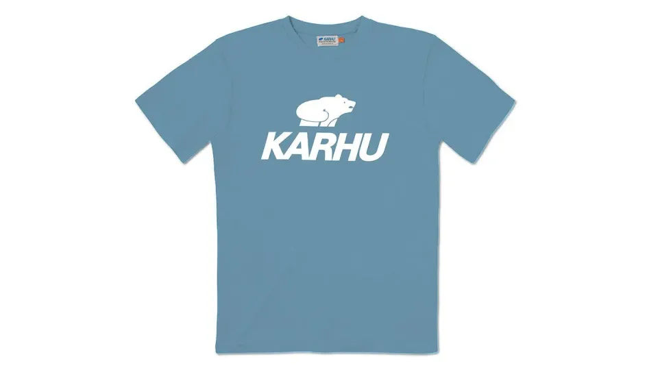 Karhu Classic Logo T-Shirt maglietta Windward Blue cotone