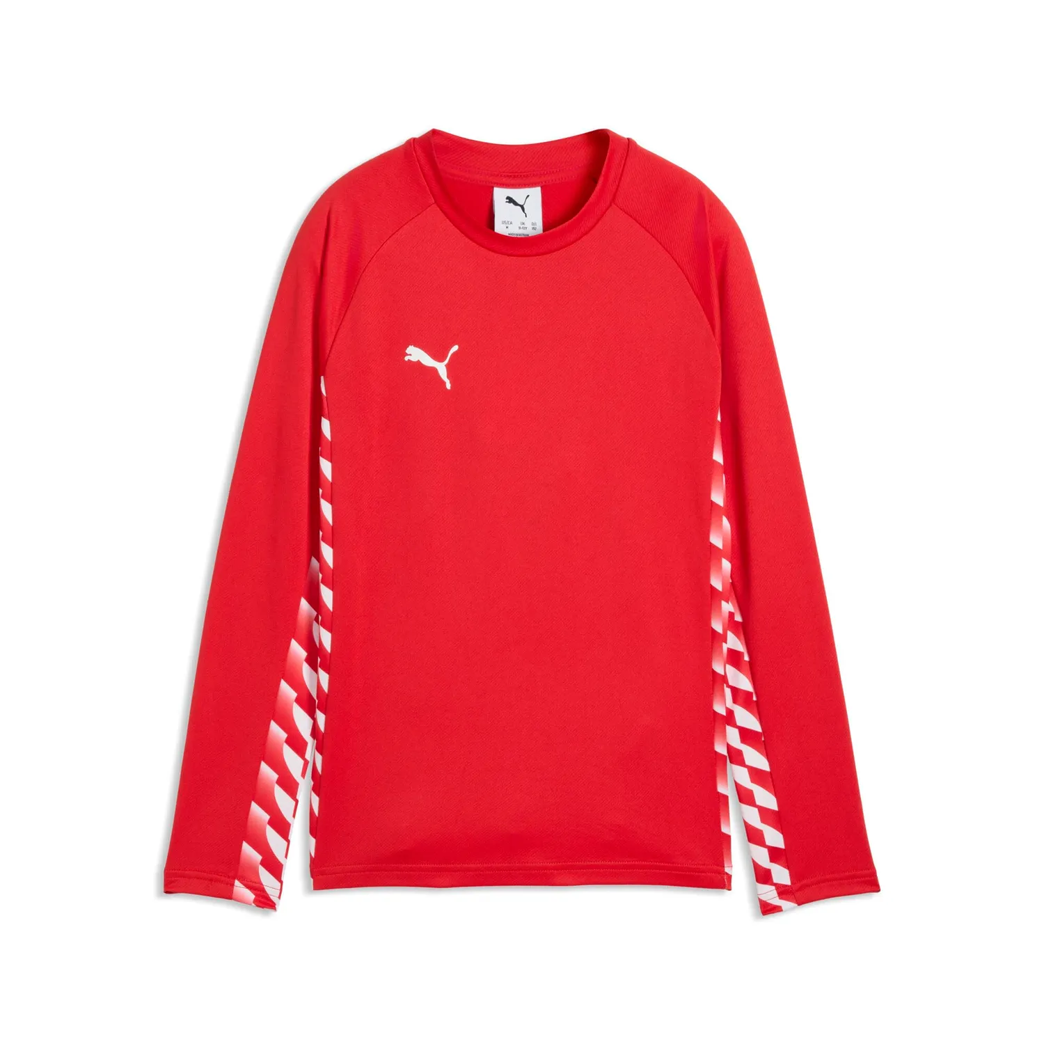 Puma Teamliga26 felpa allenamento calcio junior rossa