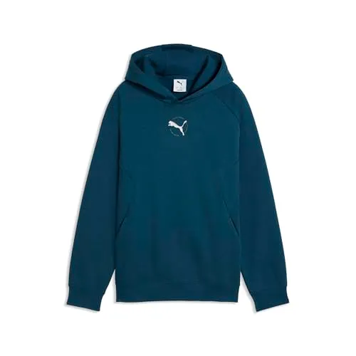 Puma Sport Relaxed Graphic felpa cappuccio ragazzi nera