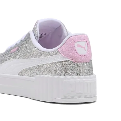 Puma Carina 3.0 Glitz Jr sneakers 37.5 argento
