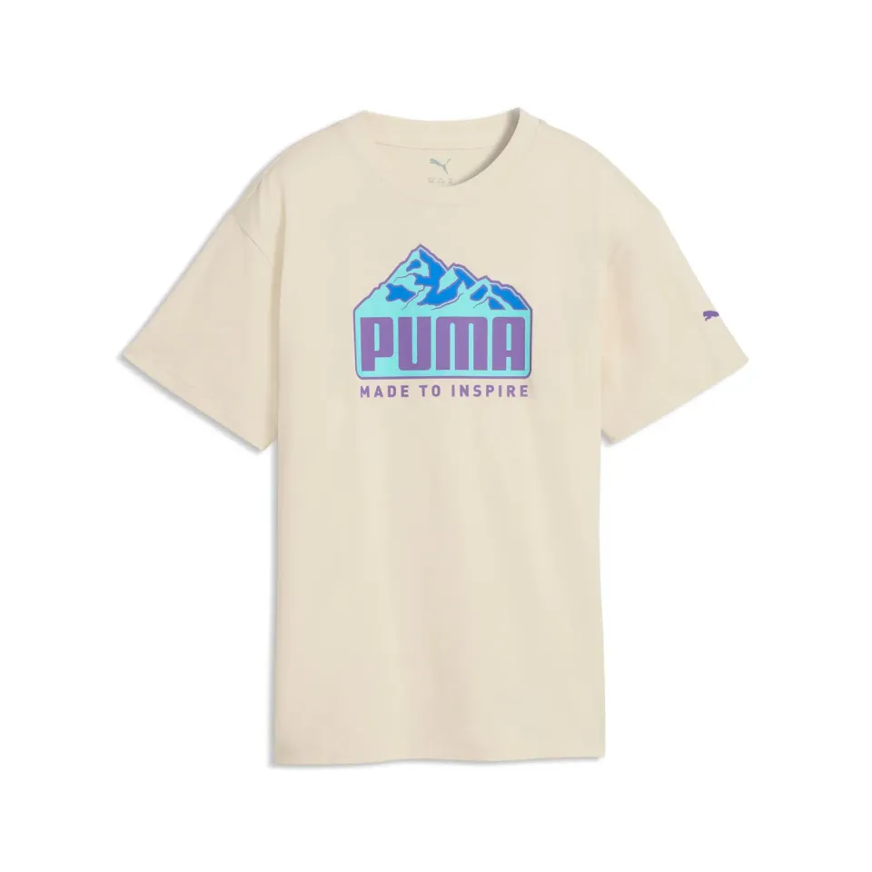 Puma Graphic Relaxed Mountain Tee B maglietta grafica