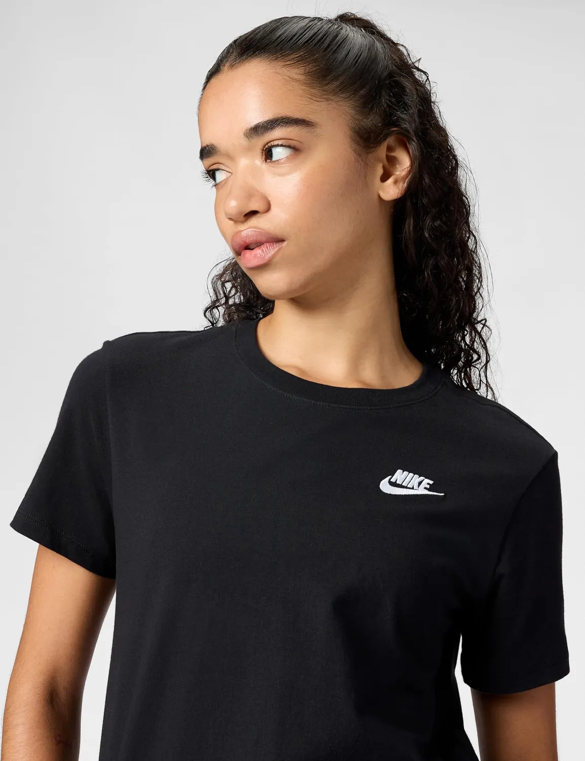 Nike NSW Club T-shirt Uomo Bianca L cotone
