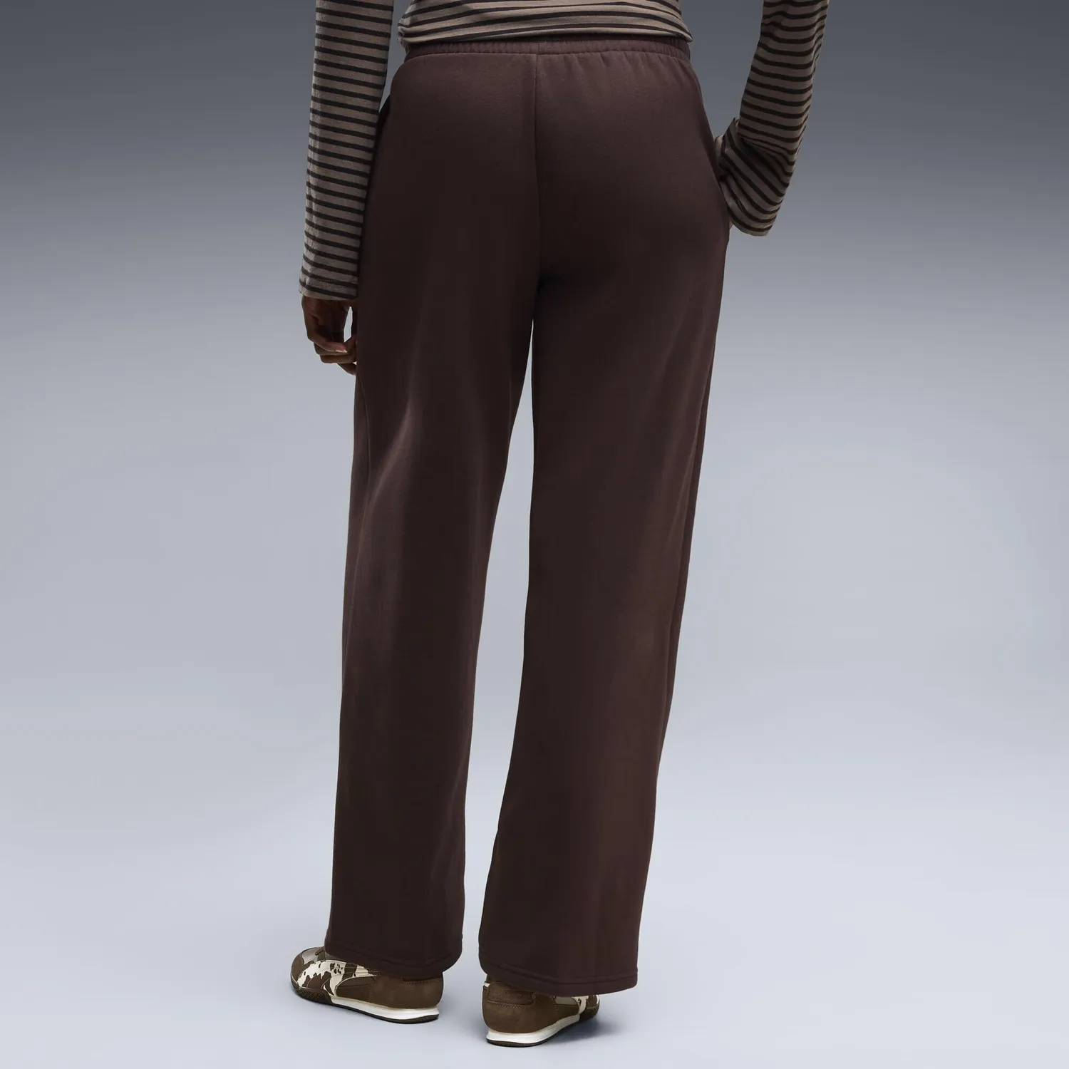 PUMA Class pantaloni pile donna gamba dritta felpa