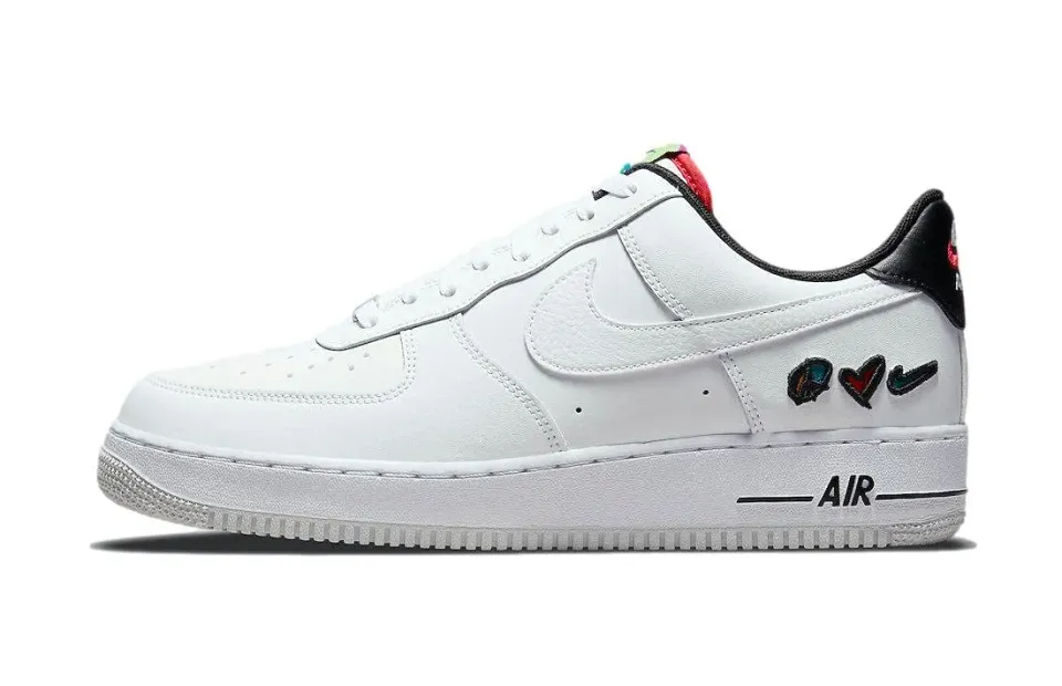 Nike Air Force 1 '07 DD8959 scarpe bianco nero 45,5