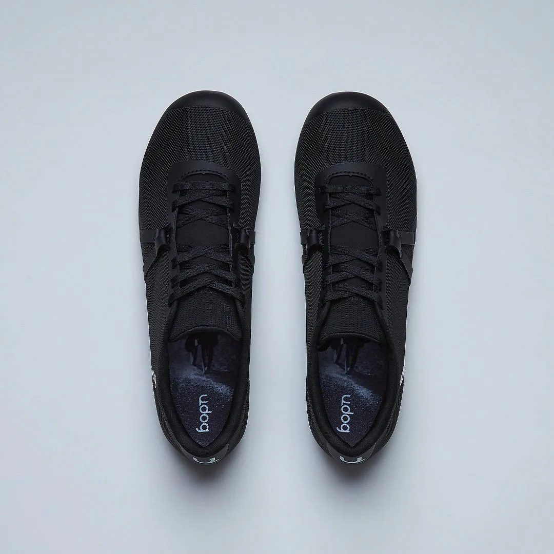 Udog Tensione Pure Black scarpe strada 3 fori