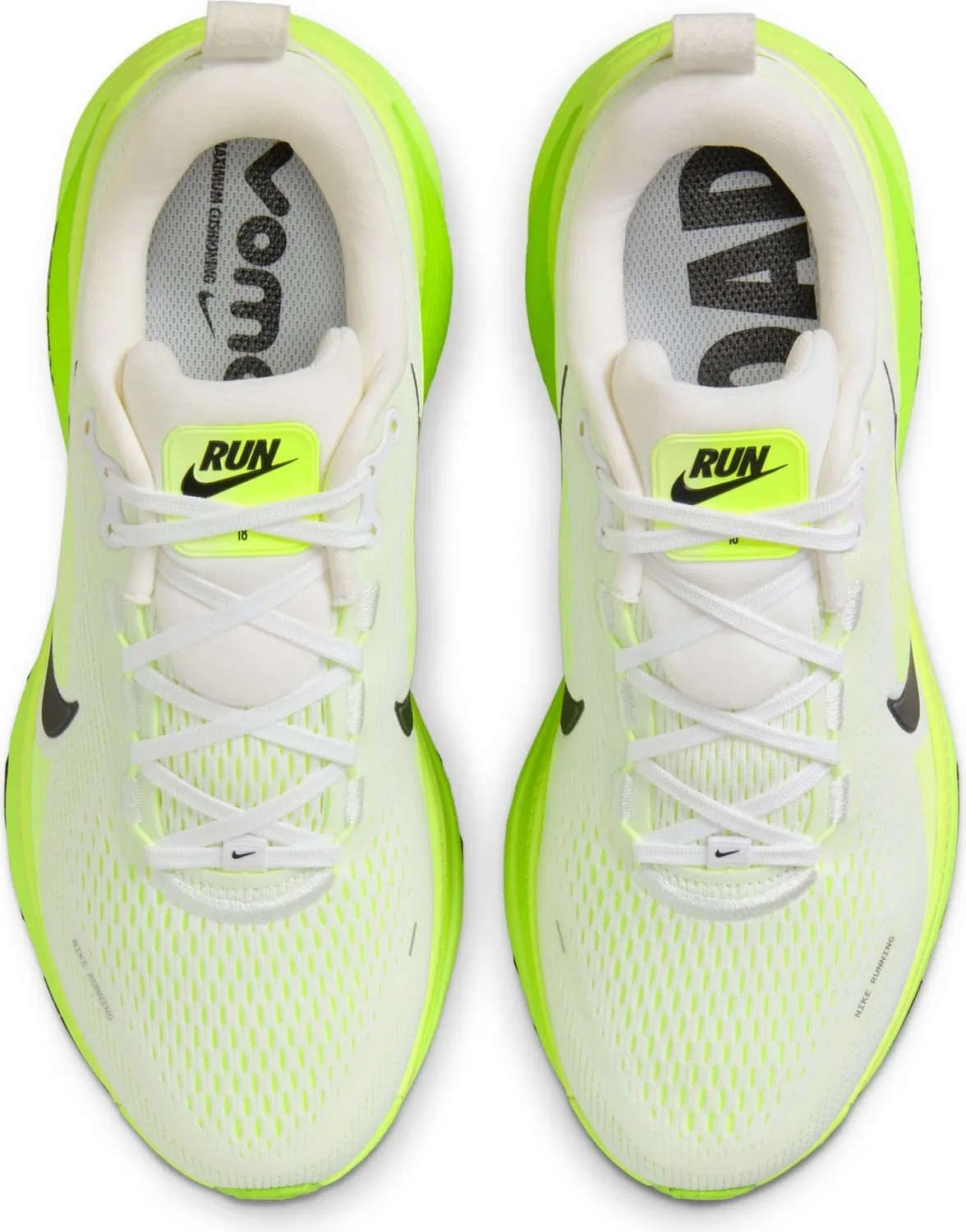 Nike Vomero 18 scarpe corsa donna bianco-verde ZoomX