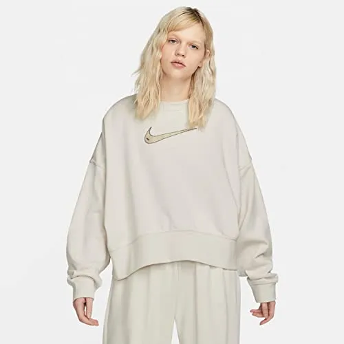 Nike Cropped Crew Felpa Donna L Corta Manica Lunga