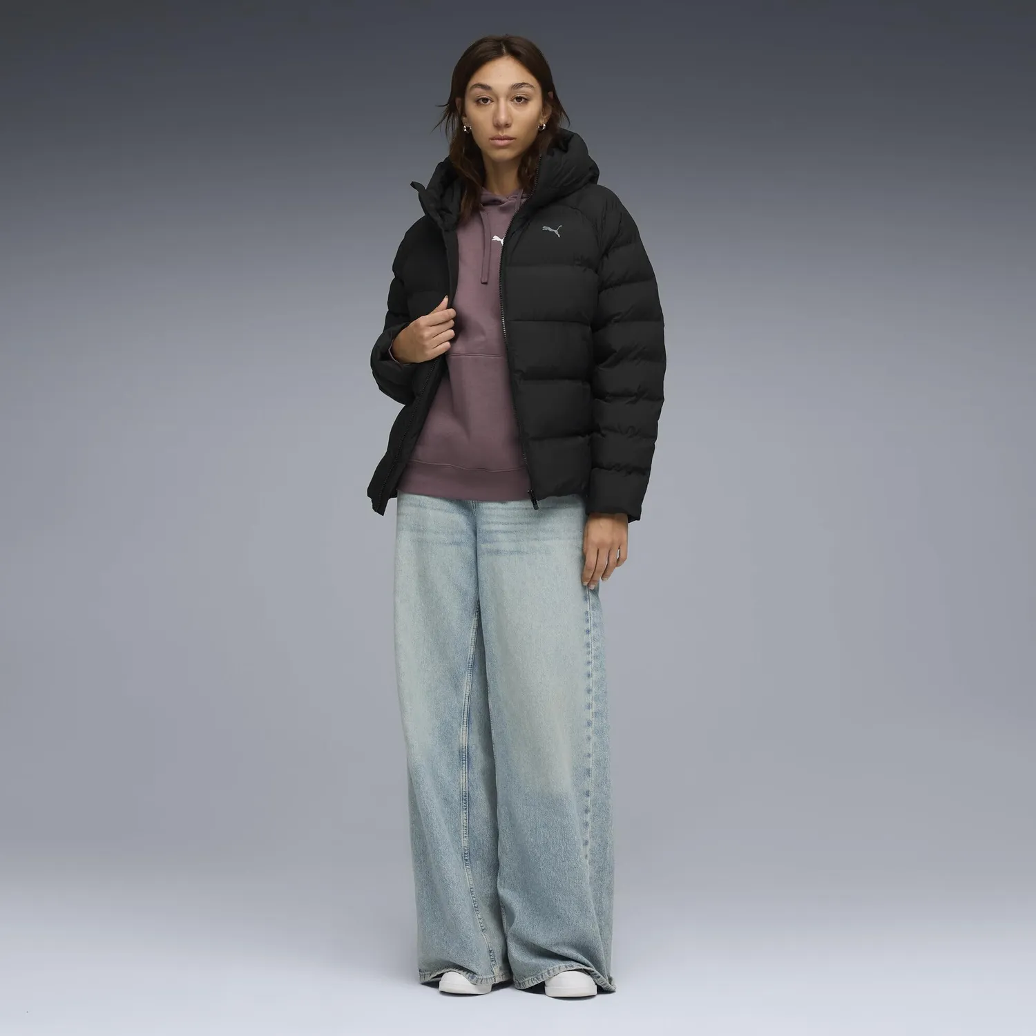 PUMA Mono Hooded Jacket giacca isolata donna taglia L invernale