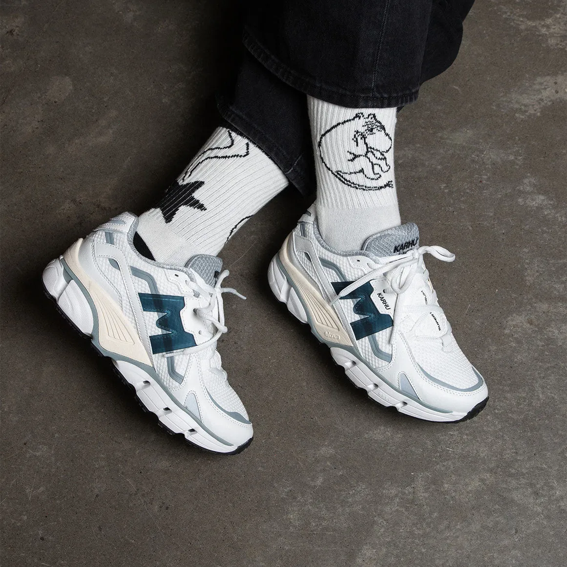 Karhu Super Fulcrum sneakers white deep dive traspiranti