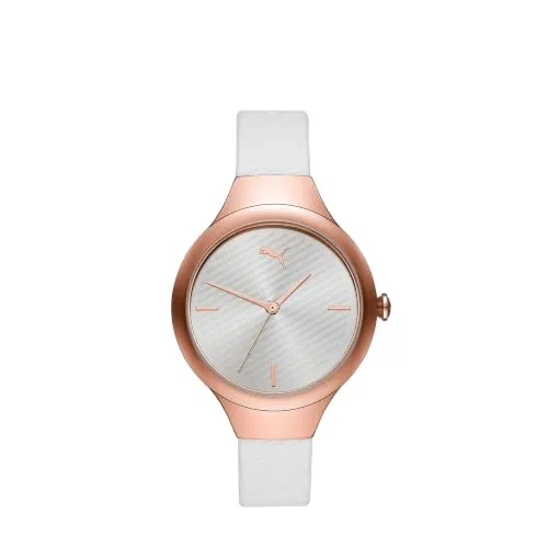 PUMA Contour orologio donna bianco oro rosa quarzo