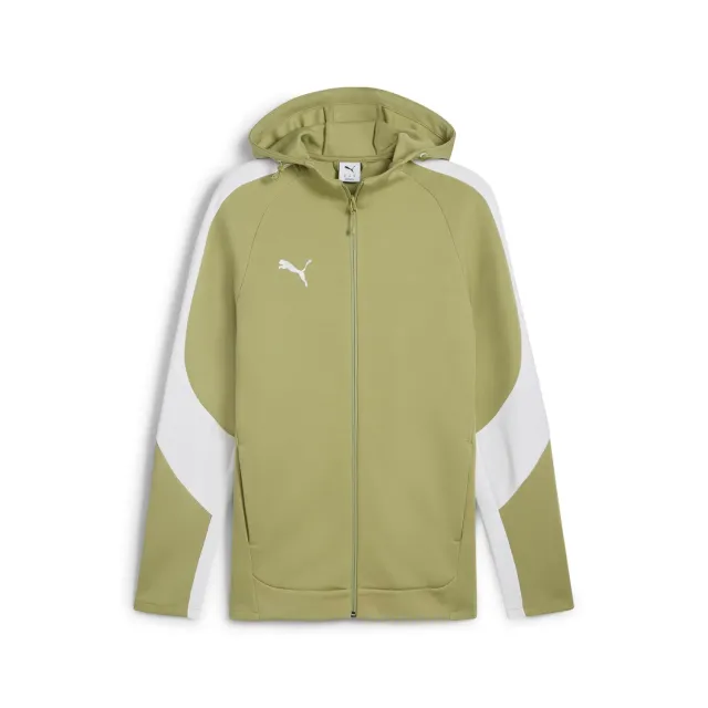 Puma Teamevostripe felpa uomo con cappuccio M grigia
