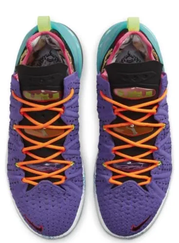 Nike LeBron 18 viola scarpe basket 47.5 EU