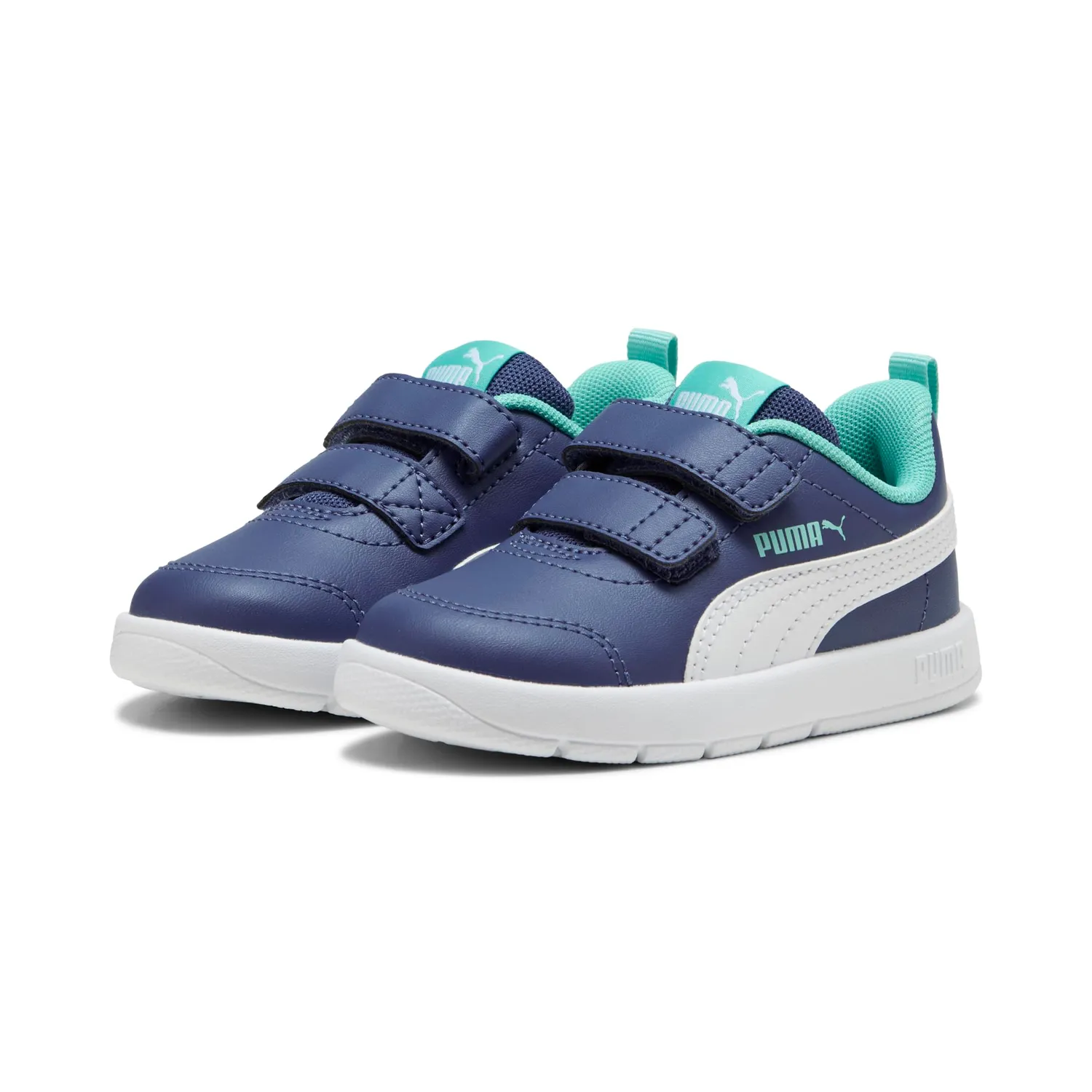 Puma Courtflex V3 V Inf sneakers bimbi nero cast iron