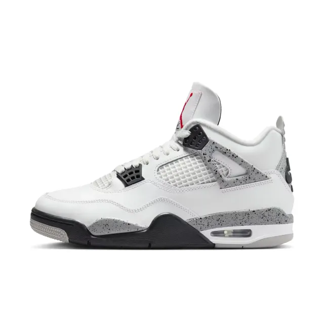 Nike Air Jordan 4 Retro sneakers uomo 47.5 summit white