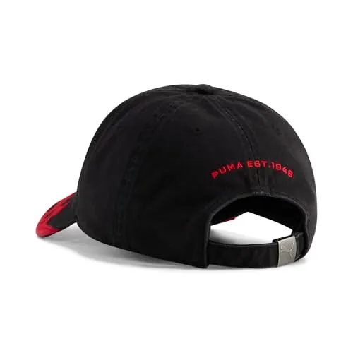 PUMA Flame BB cappellino baseball rosso nero taglia unica