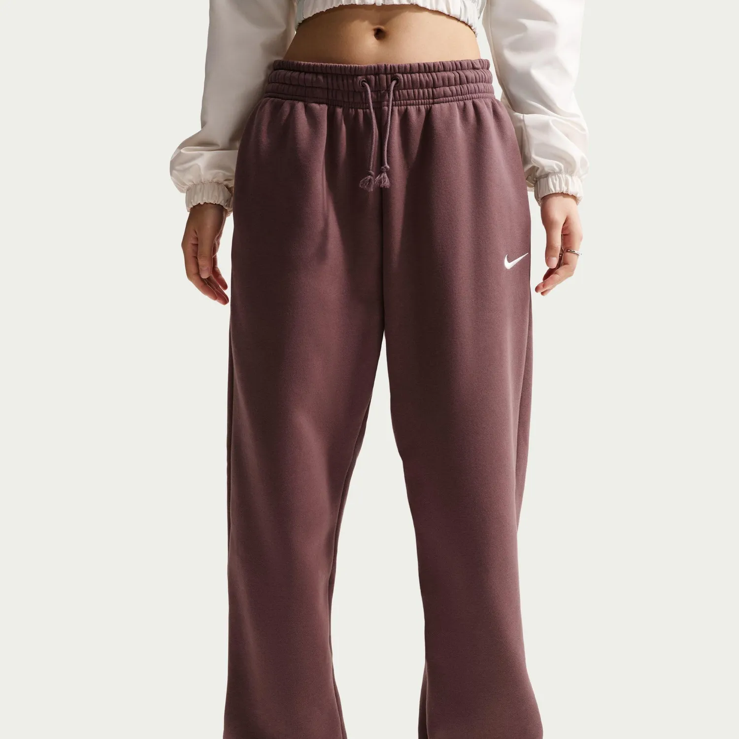 Nike Phoenix Fleece Pantaloni Donna Oversize pile