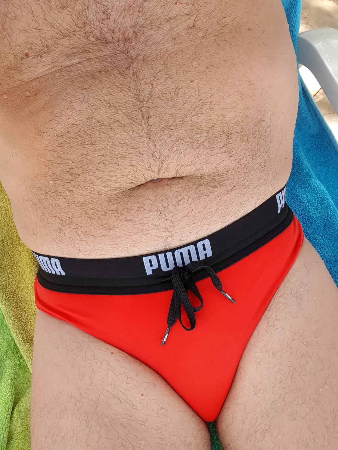PUMA costume slip uomo cloro resistente blu