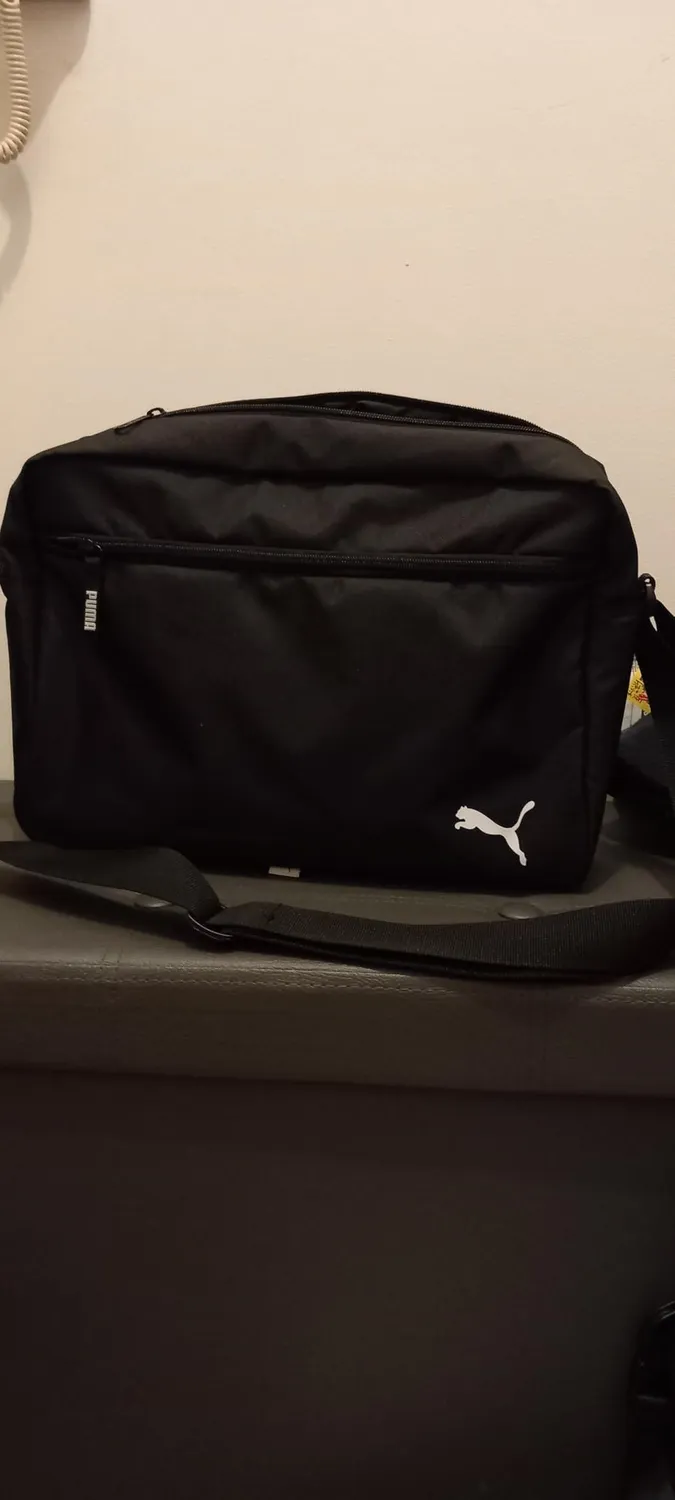 Puma Team Messenger borsa tracolla nera capiente