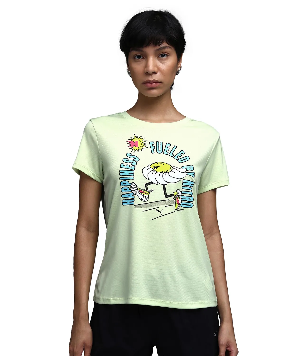 Puma Run Nitro Graphic maglia running donna leggera