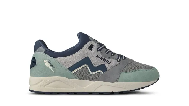Karhu Aria 95 sneakers aqua gray indigo mesh lifestyle