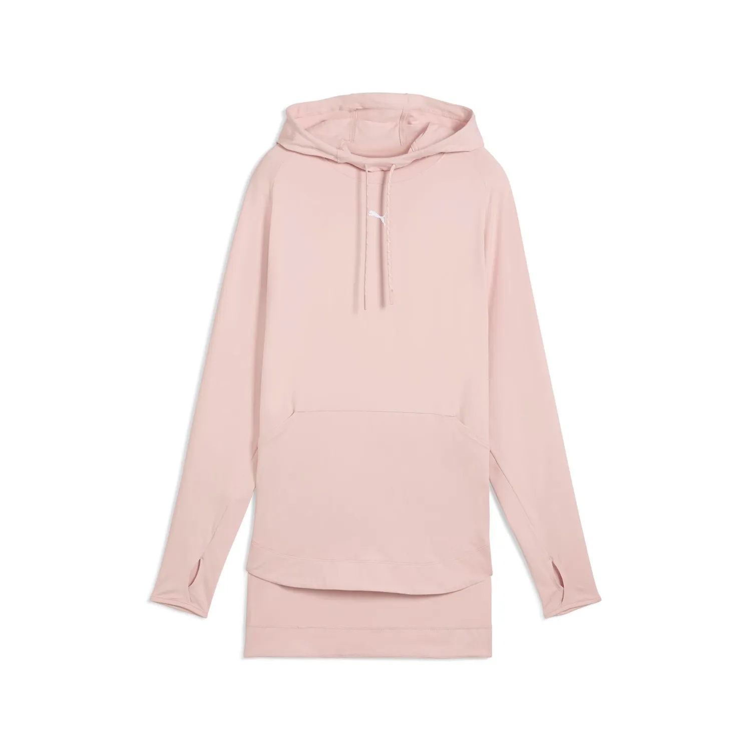 PUMA Modest Hoodie felpa donna cappuccio rosa poliestere
