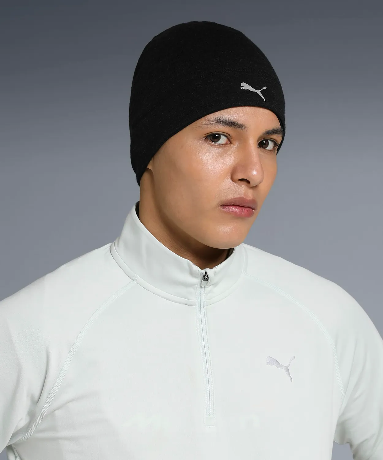 Puma Race Day Merino berretto running nero