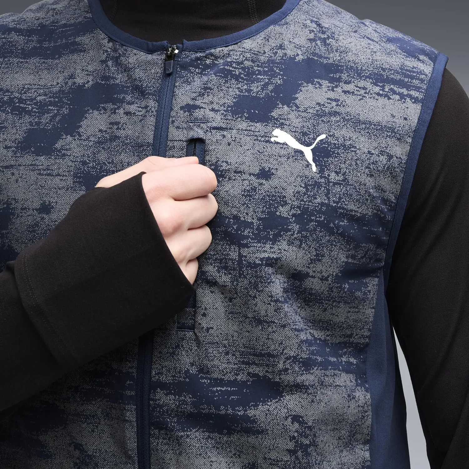 Puma Brightstride PrimaLoft gilet running uomo 3XL nero