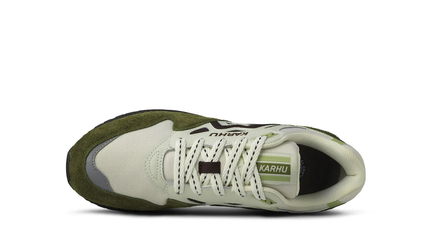 Karhu Legacy 96 sneakers Avocado Chocolate Torte camoscio