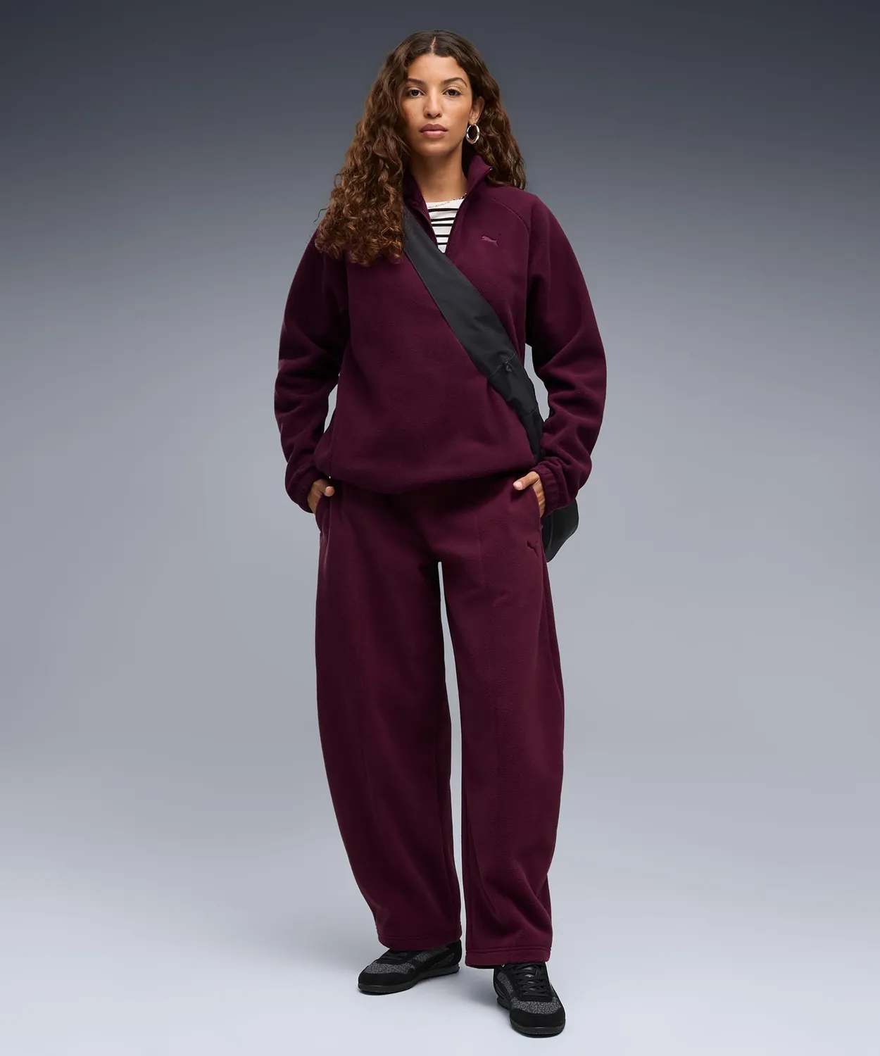 Puma Her Standard Invernale felpa mezza zip donna