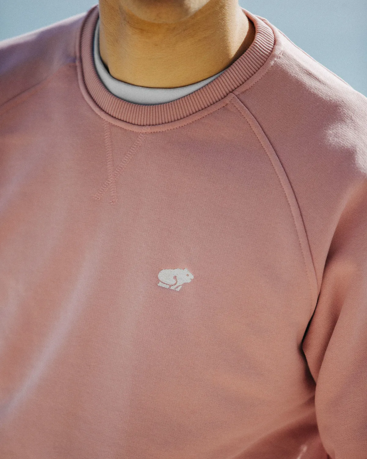 Karhu Classic Chest Logo felpa cotone rosa 400 g