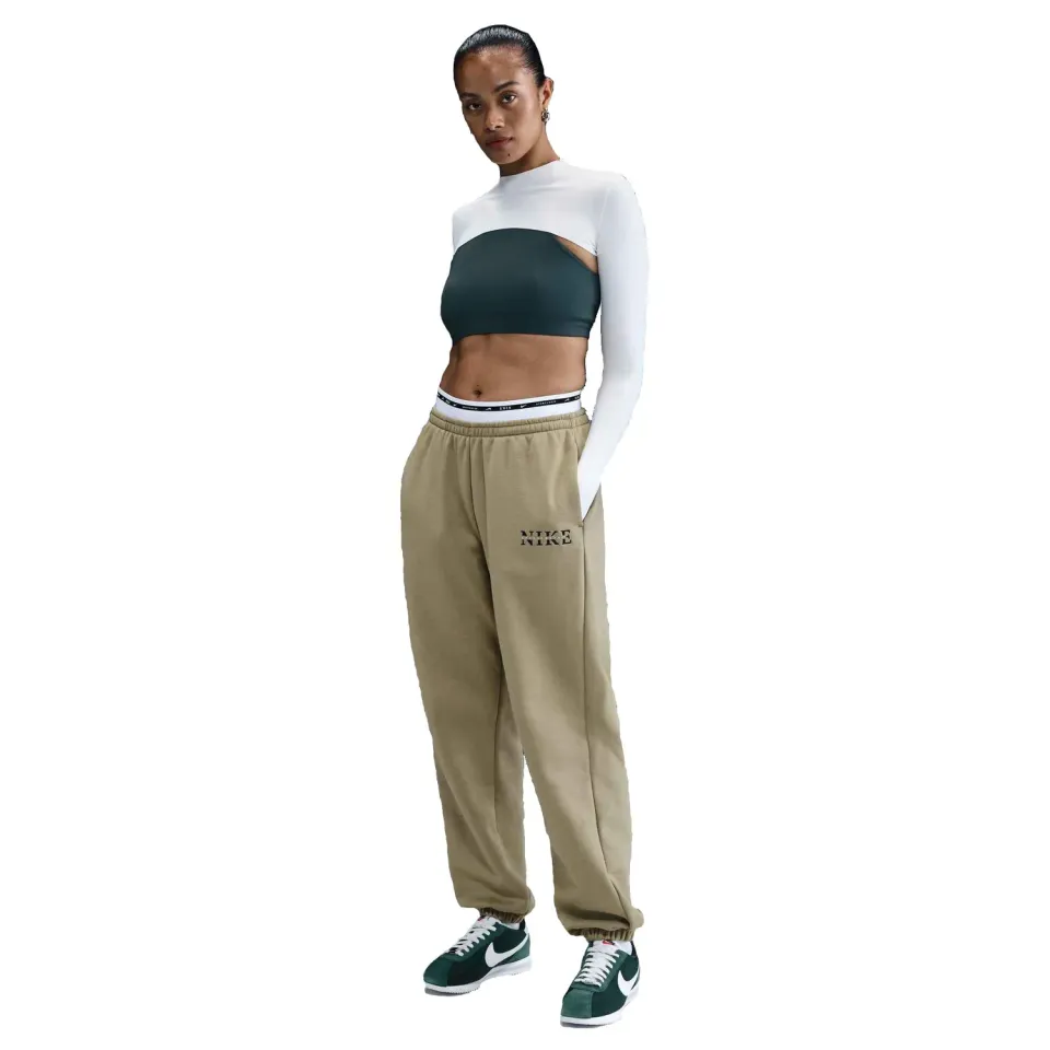 Nike Phoenix Fleece pantaloni tuta donna XS vita alta