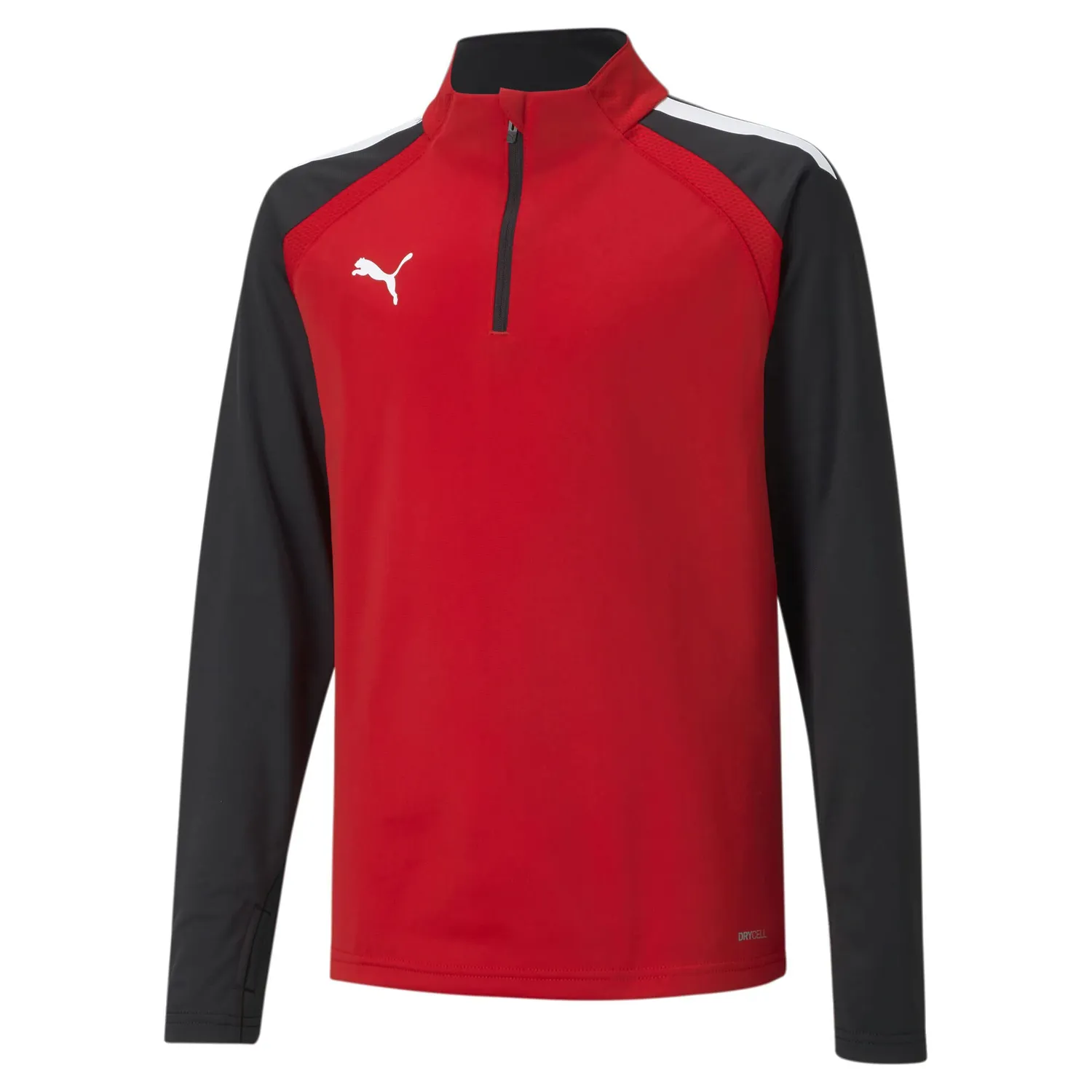 Puma teamLIGA maglia calcio uomo zip nera