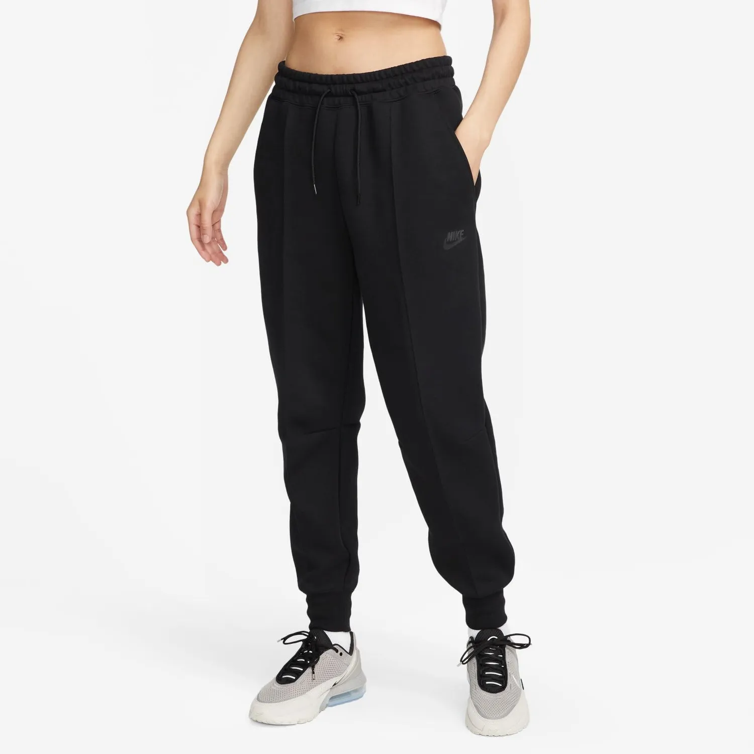 Nike Tech Fleece pantaloni tuta donna neri
