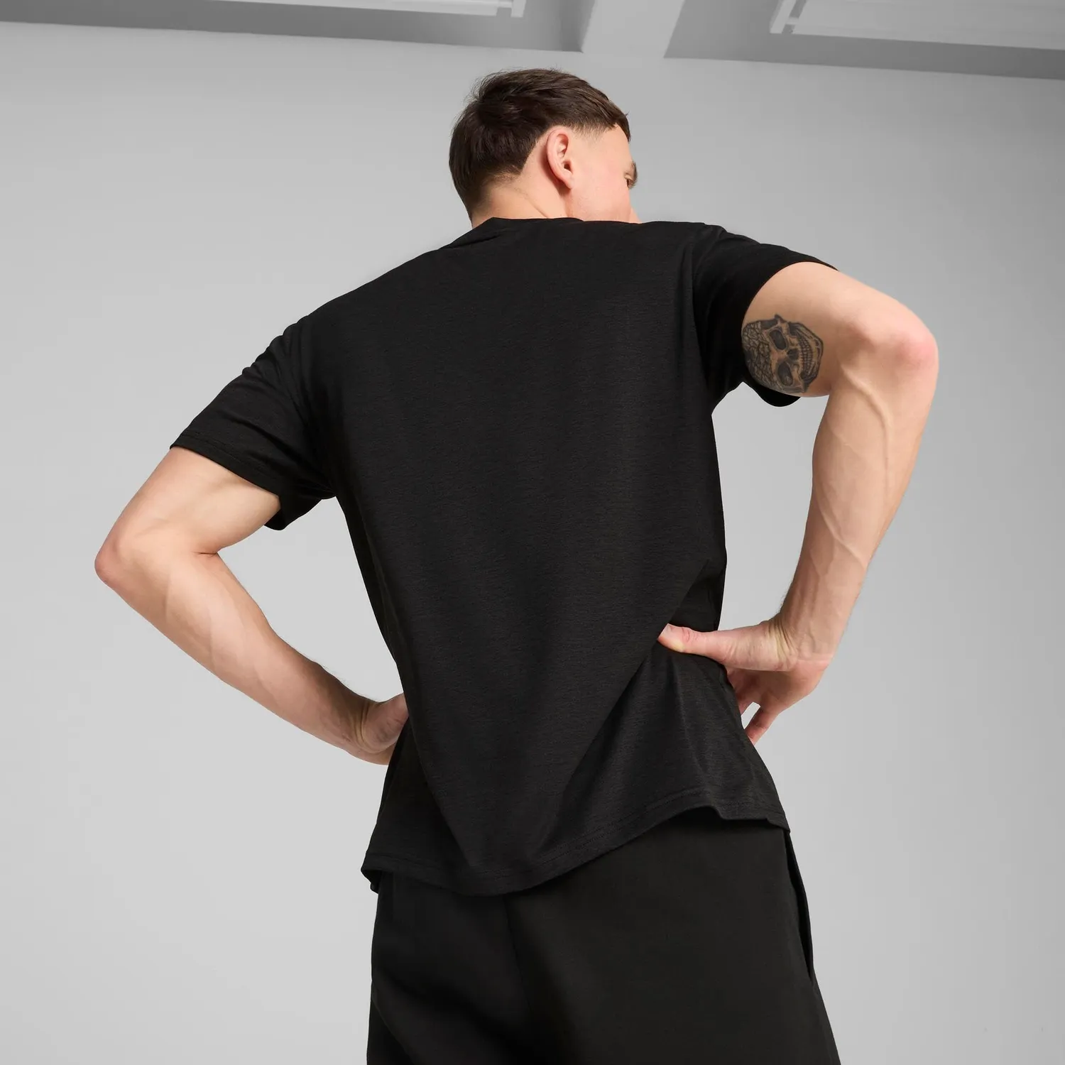 Puma Essentials Heather Cat t-shirt nero pack singolo