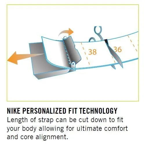 Nike Swoosh Web Belt cintura uomo nero
