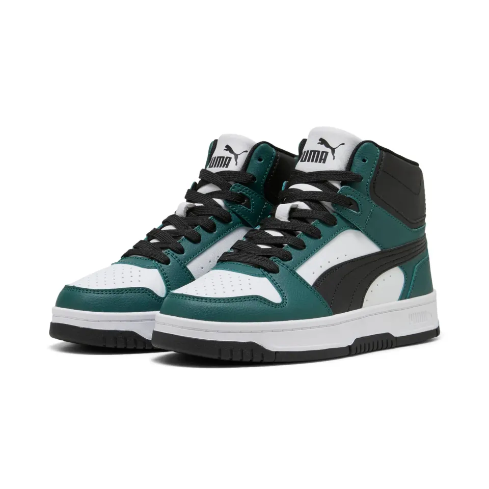 Puma Rebound Slam Mid Jr sneakers alte verde nero